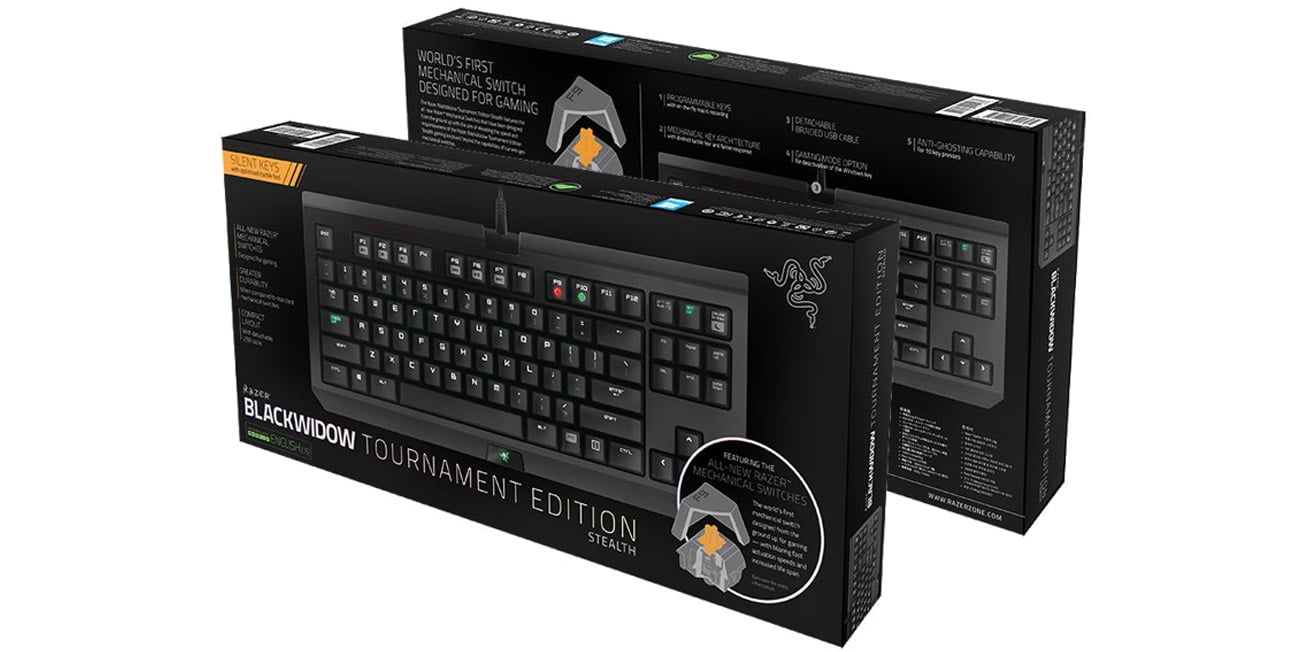 Razer BlackWidow Tournament Ed. Stealth - Klawiatury